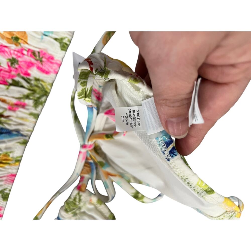 Old Navy Textured Triangle String Bikini Set Top … - image 8